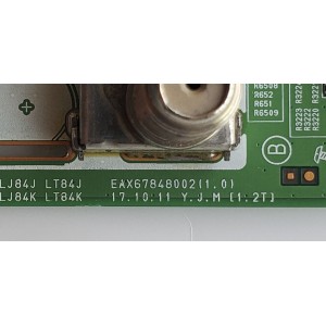 MAIN PARA TV LG / NUMERO DE PARTE EBU64625901 / EAX67848002(1.0) / 86360902 / MODELO 32LK540BPUA.CUSELH